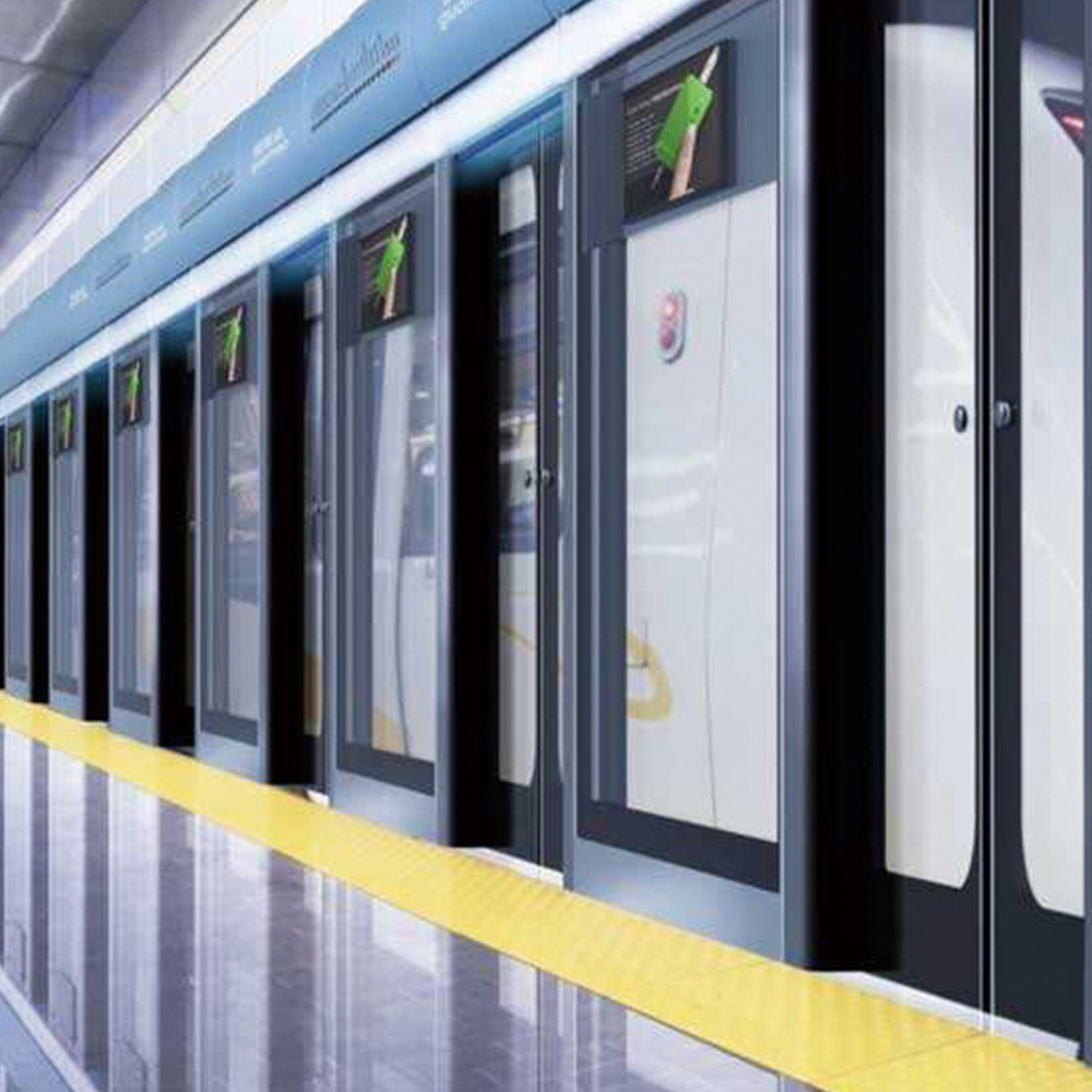 Profili di transito ferroviario in alluminio